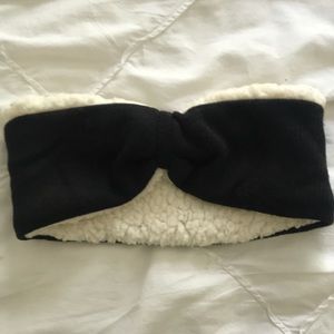Fuzzy ear warmer headband